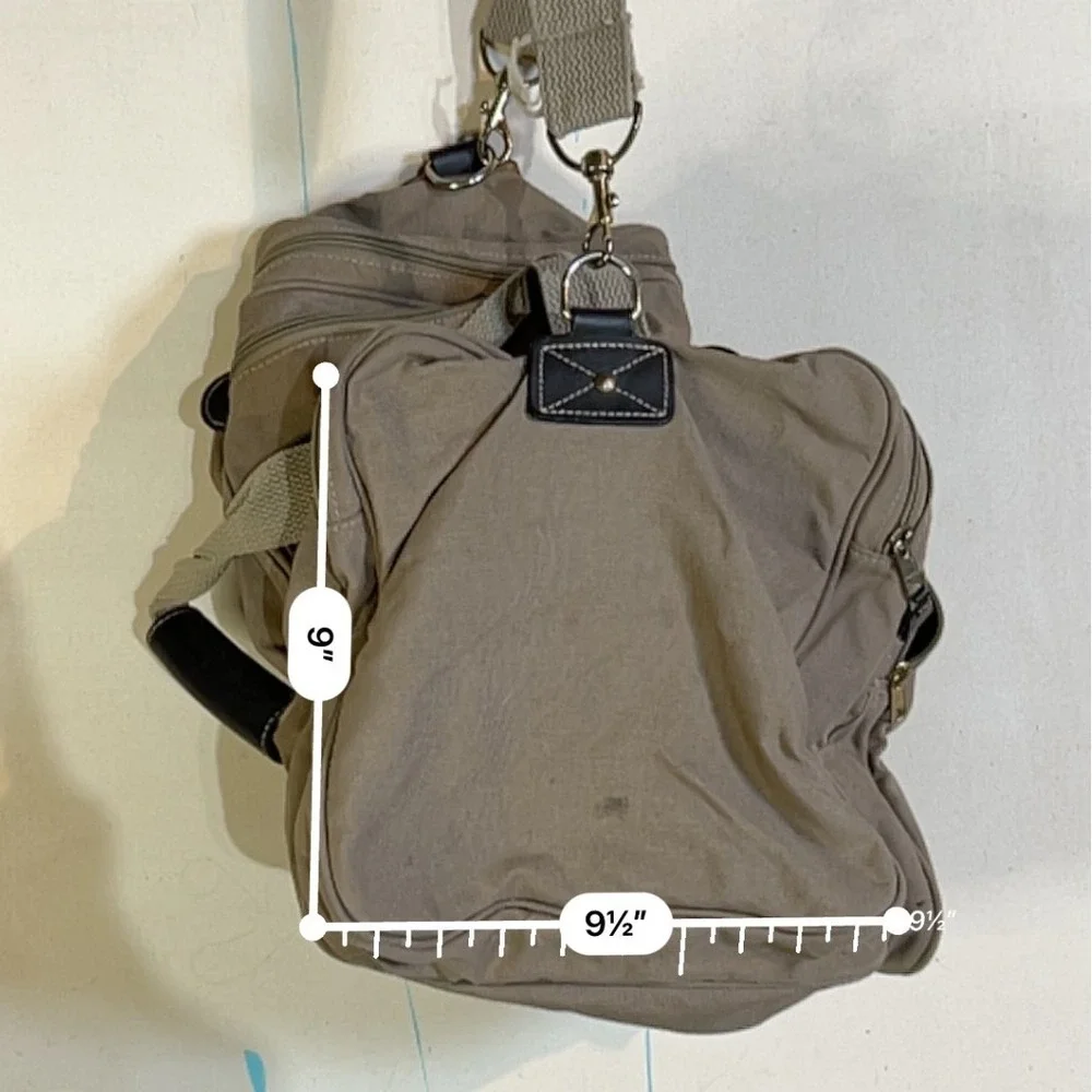 Ford Messenger Bag Canvas Leather‎ Trim Approx 2005 Promotional Item USA Made
